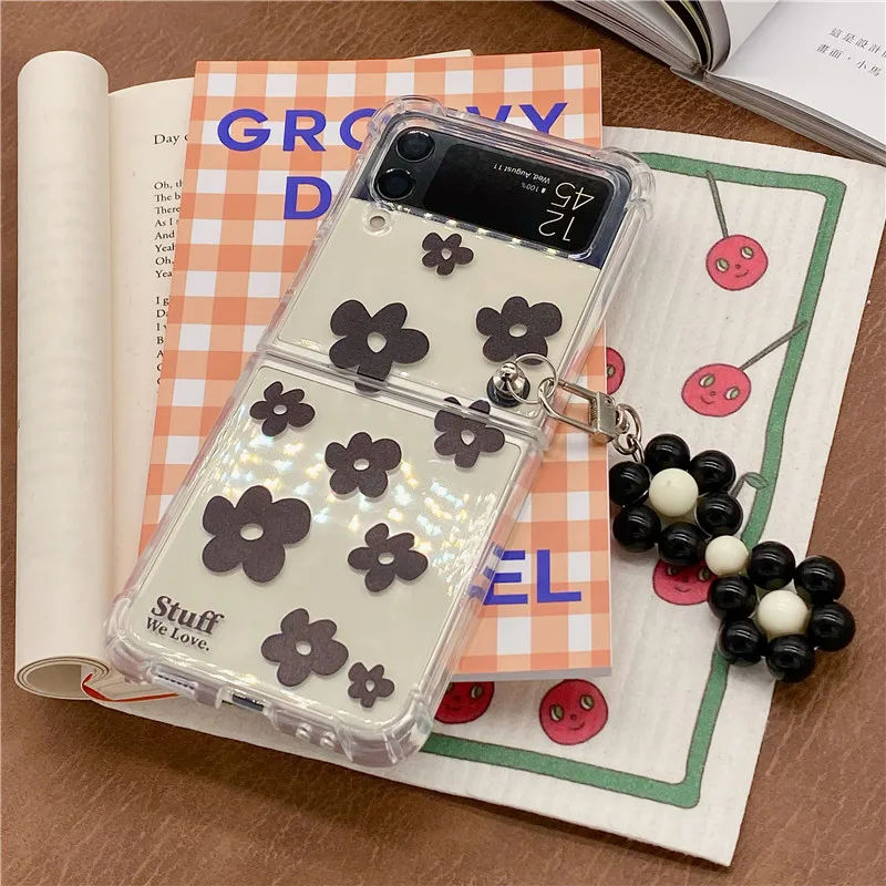 Чехол для Galaxy ZFlip 3, прозрачный чехол с принтом Ins, черный цветок, складная силиконовая задняя крышка для Samsung ZFlip3, корейский чехол
Чехол для Galaxy ZFlip 3, прозрачный чехол с принтом Ins, черный цветок, складная силиконовая задняя крышка для Samsung ZFlip3, корейский чехол