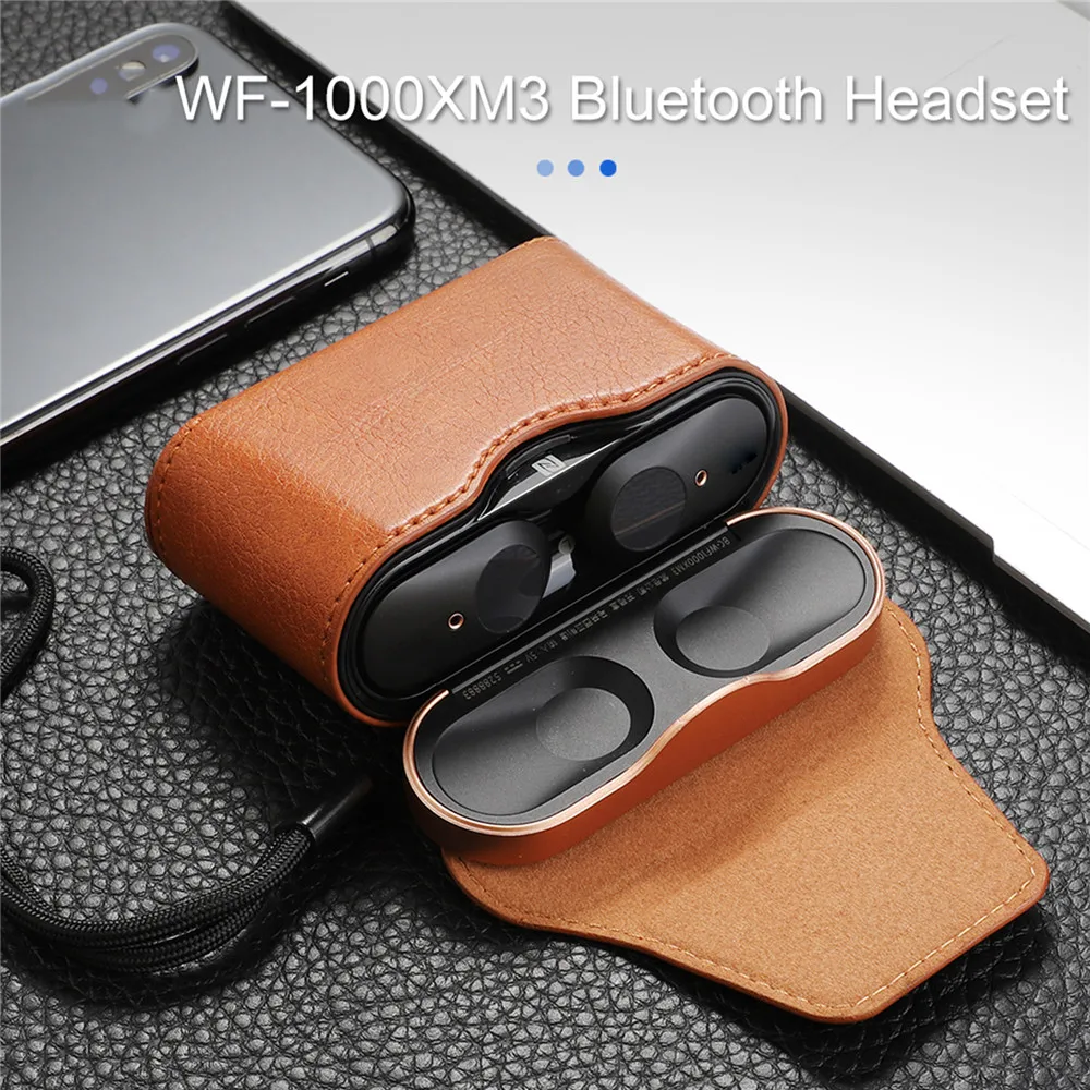 Suitable for Sony WF-1000XM3 wireless headset fashion leather case, drop-proof, dust-proof, full-cover storage magnetic case
Suitable for Sony WF-1000XM3 wireless headset fashion leather case, drop-proof, dust-proof, full-cover storage magnetic case