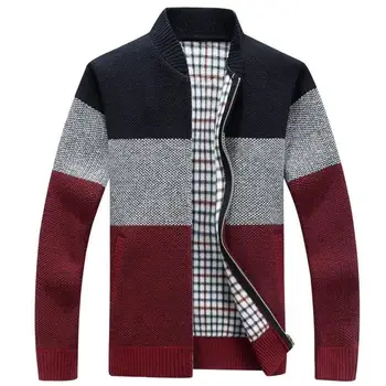 Autumn Winter Patchwork Sweaters Men Casual Thick Warm Cardigan Cashmere Coats Autumn Sweatercoat Jackets Knitted Zipper Coat
Autumn Winter Patchwork Sweaters Men Casual Thick Warm Cardigan Cashmere Coats Autumn Sweatercoat Jackets Knitted Zipper Coat