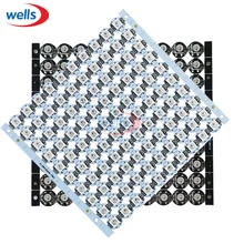 최고의 가격 10 ~ 100 pcs ws2812b ws2812 led 칩 5 v 화이트/블랙 pcb 히트 싱크 (10mm * 3mm) ws2811 ic 내장 smd 5050 rgb(China)