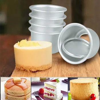High Quality 3pcs/lot Hot 2 inch Aluminum Alloy Round Mini Cake Pan Removable Bottom Pudding Mold DIY Baking Tools
High Quality 3pcs/lot Hot 2 inch Aluminum Alloy Round Mini Cake Pan Removable Bottom Pudding Mold DIY Baking Tools
