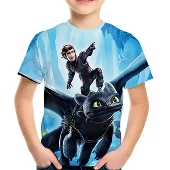 4-12 Years Boys Girls Fashion T-shirt How To Train Your Dragon 3D Printed Children T shirt 2020 Summer Kids Short Sleeve Tshirts
4-12 Years Boys Girls Fashion T-shirt How To Train Your Dragon 3D Printed Children T shirt 2020 Summer Kids Short Sleeve Tshirts