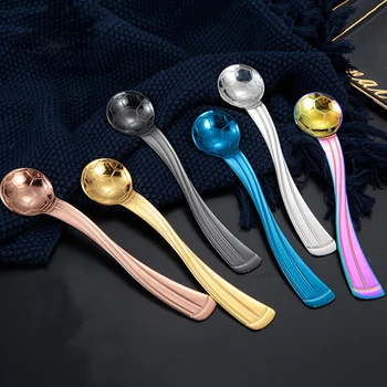 Coffe Spoon Stainless Steel Creative Soccer Spoon Coffee Stirring Spoons Kids Ice Cream Tools Tea Spoons Kitchen Gadgets 
Coffe Spoon Stainless Steel Creative Soccer Spoon Coffee Stirring Spoons Kids Ice Cream Tools Tea Spoons Kitchen Gadgets