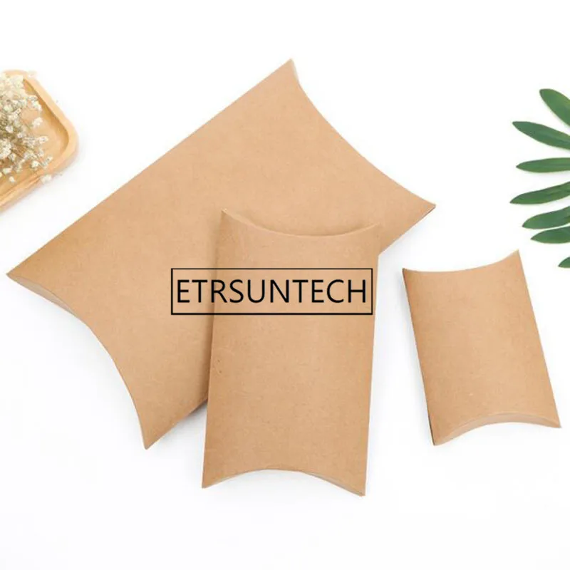 200 шт. коричневый подарочная упаковка для конфет Крафт Бумажная Подушка подарок на свадьбу Коробки Пустая Картонная коробка подарочная коробка
200 шт. коричневый подарочная упаковка для конфет Крафт Бумажная Подушка подарок на свадьбу Коробки Пустая Картонная коробка подарочная коробка