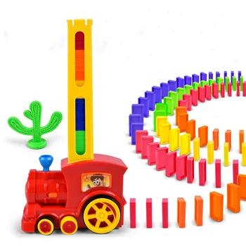 Educational Building Blocks DIY Toy Gift Put Up The Domino Game Toy Set Automatic Placement Domino Train Car with Light Sound
Educational Building Blocks DIY Toy Gift Put Up The Domino Game Toy Set Automatic Placement Domino Train Car with Light Sound