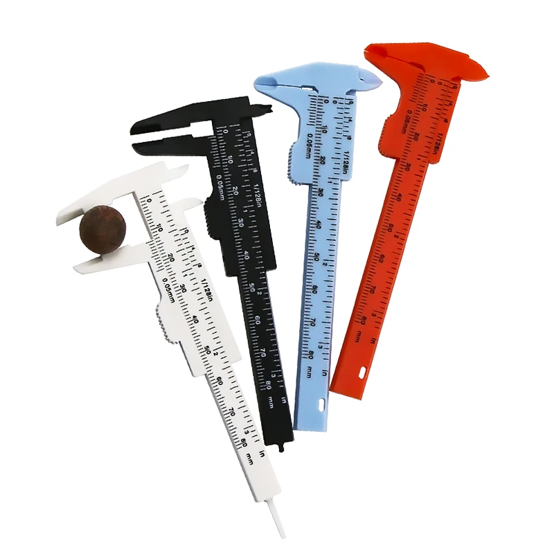 1pcs 0-80mm double rule scale plastic Vernier caliper measuring Student Mini tool ruler High quality for physics math class
1pcs 0-80mm double rule scale plastic Vernier caliper measuring Student Mini tool ruler High quality for physics math class