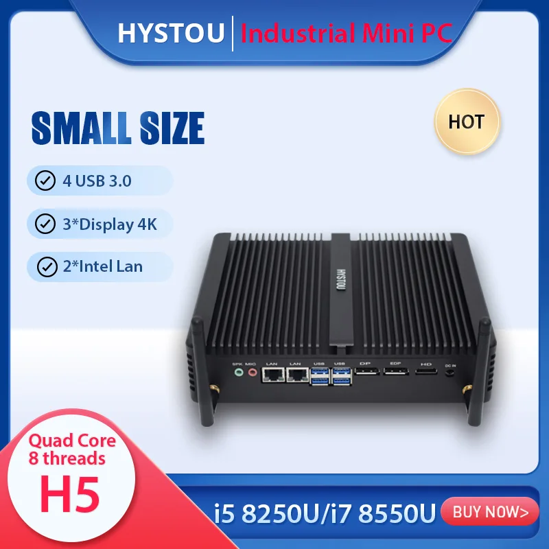 Newest 8TH Gen Quad i7 8550U Core Industrial Computer Fanless PC Server i5 8250U linux HDMI EDP DP Desktop Computador M.2 SSD WF
Newest 8TH Gen Quad i7 8550U Core Industrial Computer Fanless PC Server i5 8250U linux HDMI EDP DP Desktop Computador M.2 SSD WF