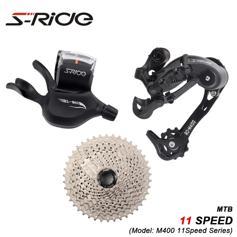 S-Ride Cycling Mountian Bike 11 Speed Rear Derailleur + Trigger Shifter + Freewheel Compatible With SHIMANO MTB Bicycle Parts
S-Ride Cycling Mountian Bike 11 Speed Rear Derailleur + Trigger Shifter + Freewheel Compatible With SHIMANO MTB Bicycle Parts