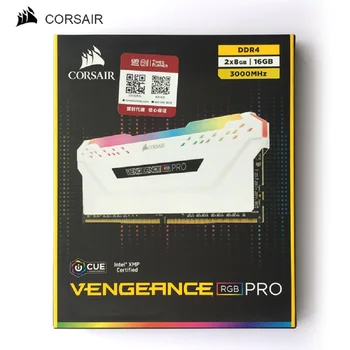 

CORSAIR RGB PRO Kit Memory RAMS 16GB(2X8GB) Module Dual-channel DDR4 PC4 3000Mhz 3200MHz 3600MHz DIMM-White