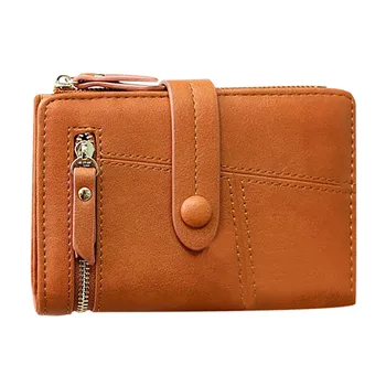 Woman Wallet Leather Zip Atound Short Buckle Mini Money Purses Small Fold Female Coin Purse Multi-card Position Card Holder
Woman Wallet Leather Zip Atound Short Buckle Mini Money Purses Small Fold Female Coin Purse Multi-card Position Card Holder