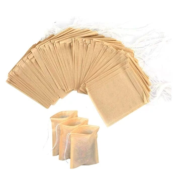 Tea Strainer Bag, Disposable Tea Bag Paper Teapot with Drawstring for Strong Penetration of Unbleached Paper, Suitable for Loose
Tea Strainer Bag, Disposable Tea Bag Paper Teapot with Drawstring for Strong Penetration of Unbleached Paper, Suitable for Loose