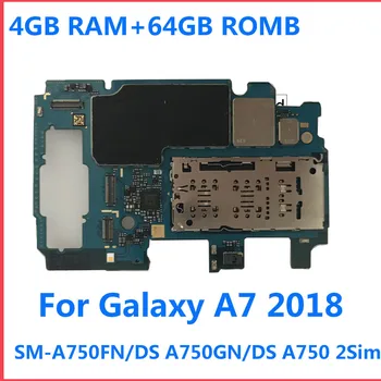 For Samsung Galaxy A7 2018 A750F 2 Sim A750F/DS A750FN/DS A750GN/DS 64GB Unlocked Mainboard Motherboard Logic Boards Motherboar
For Samsung Galaxy A7 2018 A750F 2 Sim A750F/DS A750FN/DS A750GN/DS 64GB Unlocked Mainboard Motherboard Logic Boards Motherboar