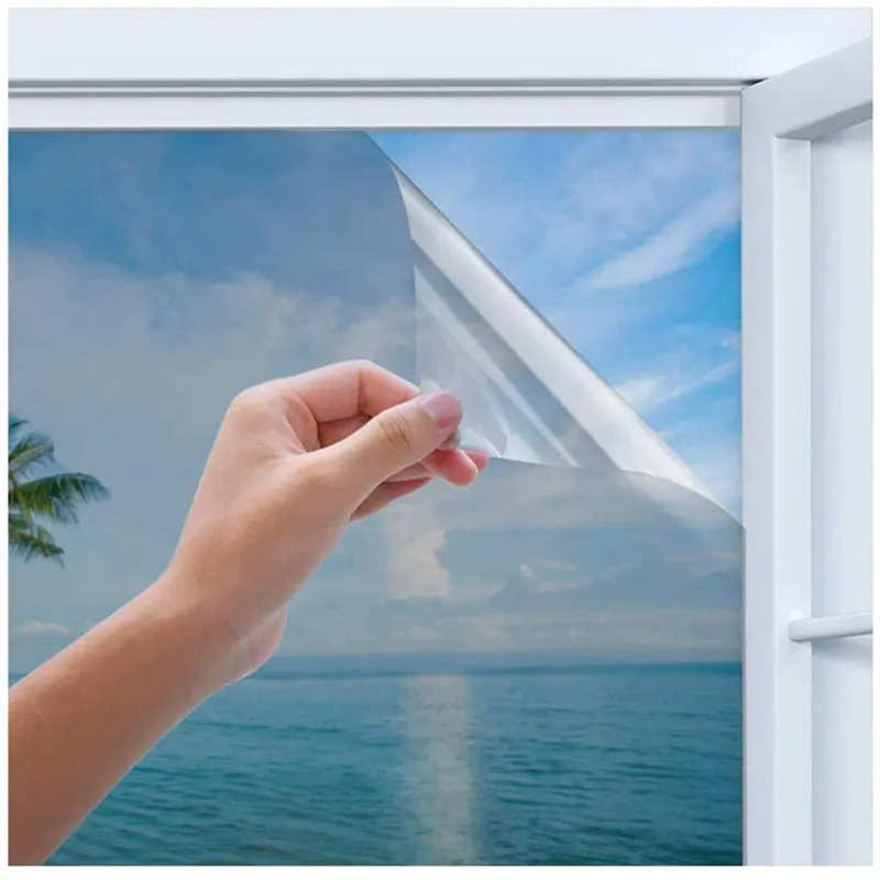 LUCKYYJ Vinyl Privacy One Way Silver Reflective Adhesive Window Film,office AntiUV Heat Control Privacy Protection Glass Sticker
LUCKYYJ Vinyl Privacy One Way Silver Reflective Adhesive Window Film,office AntiUV Heat Control Privacy Protection Glass Sticker
