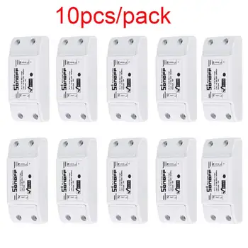 10pcs 6 PCS SONOFF Basic Wifi Switch For Alexa Google Home Timer 10A/2200W Wireless Remote Switch Smart Automation Module
10pcs 6 PCS SONOFF Basic Wifi Switch For Alexa Google Home Timer 10A/2200W Wireless Remote Switch Smart Automation Module