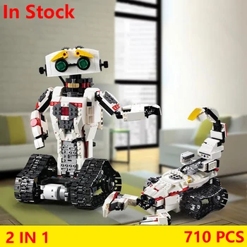 CADA 710PCS City Creative RC Robot Electric Building Blocks Technic Remote Control Intelligent 2 IN 1 Robot Bricks Toys For Kids
CADA 710PCS City Creative RC Robot Electric Building Blocks Technic Remote Control Intelligent 2 IN 1 Robot Bricks Toys For Kids