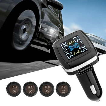 TIOODRE Wireless Smart Car Tire Pressure Alarm Monitor System Pressure Monitor Tire LCD Display 24V TPMS External Sensor Durable
TIOODRE Wireless Smart Car Tire Pressure Alarm Monitor System Pressure Monitor Tire LCD Display 24V TPMS External Sensor Durable
