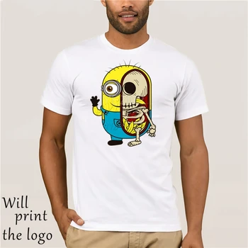 Fashion skull minions printed t-shirt men's short sleeve funny t-shirts for The modern man The causal neck cool tops
Fashion skull minions printed t-shirt men's short sleeve funny t-shirts for The modern man The causal neck cool tops