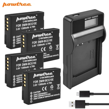 

Powtree 1300mAh For Panasonic Lumix DMW BCG10 BCG10E DMC-3D1 DMC-TZ7 DMC-TZ8 DMC-TZ10 DMC-TZ18 DMCTZ19