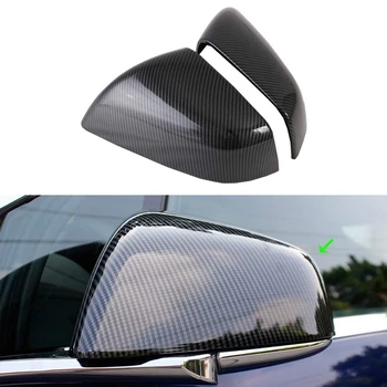 Rear View Mirror Cover Carbon Fibre Reversing Mirror Protection Shell Frame Sticker Trim for Tesla Model X 2017-2019
Rear View Mirror Cover Carbon Fibre Reversing Mirror Protection Shell Frame Sticker Trim for Tesla Model X 2017-2019
