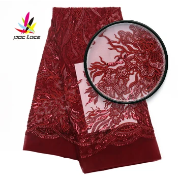Bead Embroidery Lace Fabric Handmade Beaded 3d Heavy Nigerian 2019 Burgundy Color Wedding High Quality With Sequin
Bead Embroidery Lace Fabric Handmade Beaded 3d Heavy Nigerian 2019 Burgundy Color Wedding High Quality With Sequin