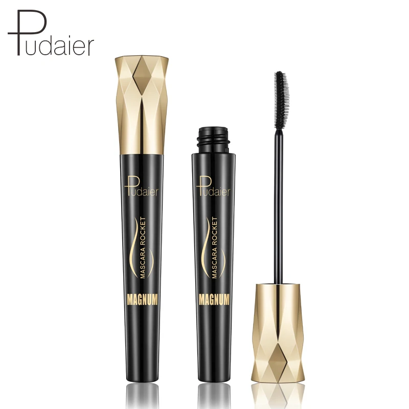 Pudaier 4D Silk Fiber Thick Lengthening Lash Extension Eyelash Mascara Waterproof Curling Eyelashes Maquiagem |
