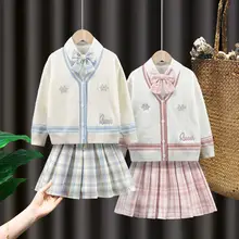 Japan School Sweater Spring Autumn 100% V-neck New Cotton Knitted Sweater JK Uniforms Cardigan Multicolor Student Girls Cosplay
Japan School Sweater Spring Autumn 100% V-neck New Cotton Knitted Sweater JK Uniforms Cardigan Multicolor Student Girls Cosplay