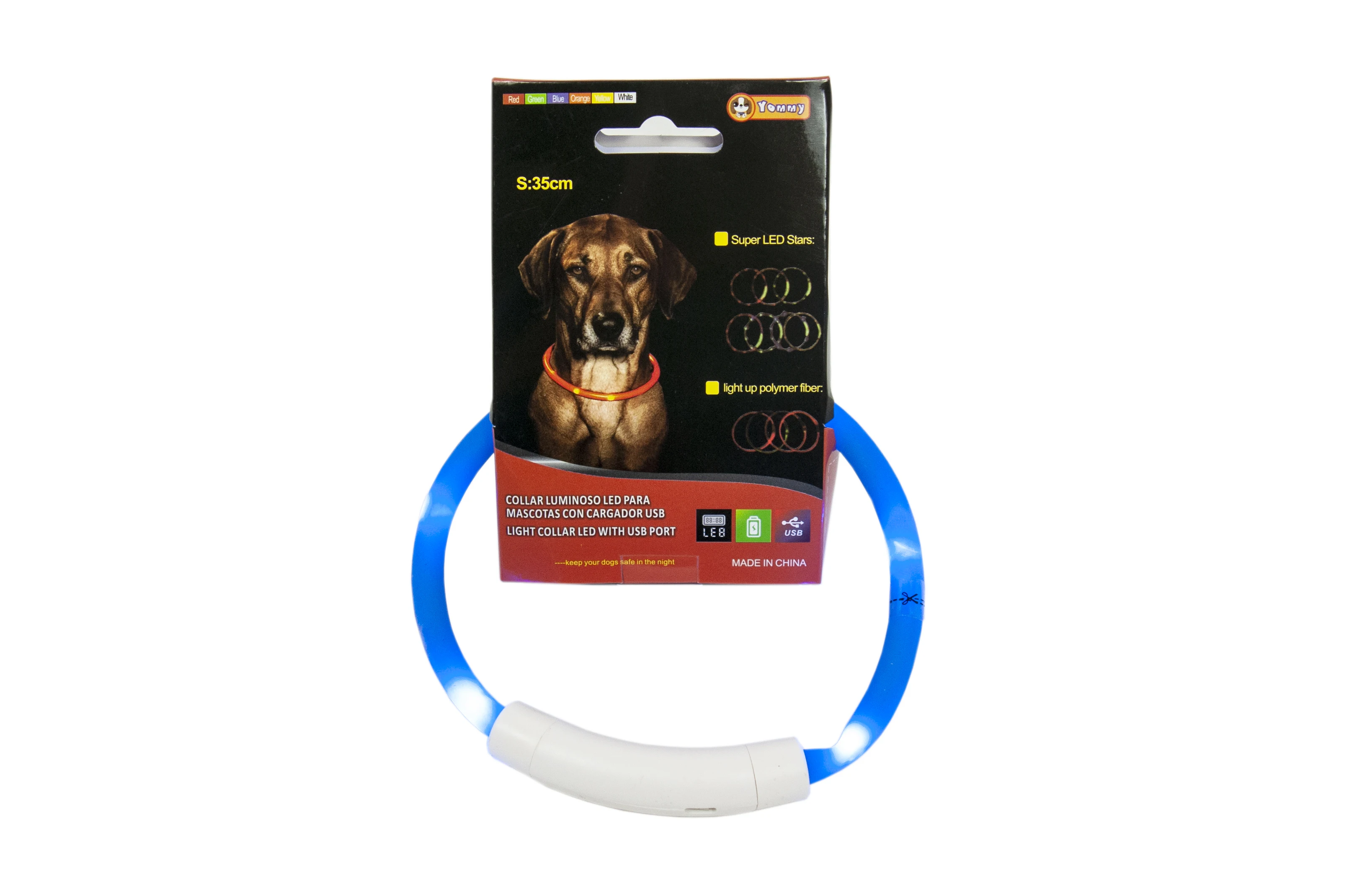 LED Dog Collar Light USB Rechargeable Glowing Dog Collars Luminous Pet Flash Night Charging Collars for Small Medium Large Dog
LED Dog Collar Light USB Rechargeable Glowing Dog Collars Luminous Pet Flash Night Charging Collars for Small Medium Large Dog