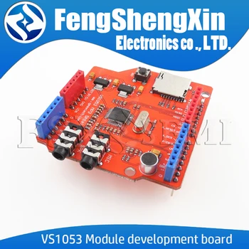 VS1053 VS1053B Stereo Audio MP3 Player Shield Record Decode Development Board Module With TF Card Slot
VS1053 VS1053B Stereo Audio MP3 Player Shield Record Decode Development Board Module With TF Card Slot