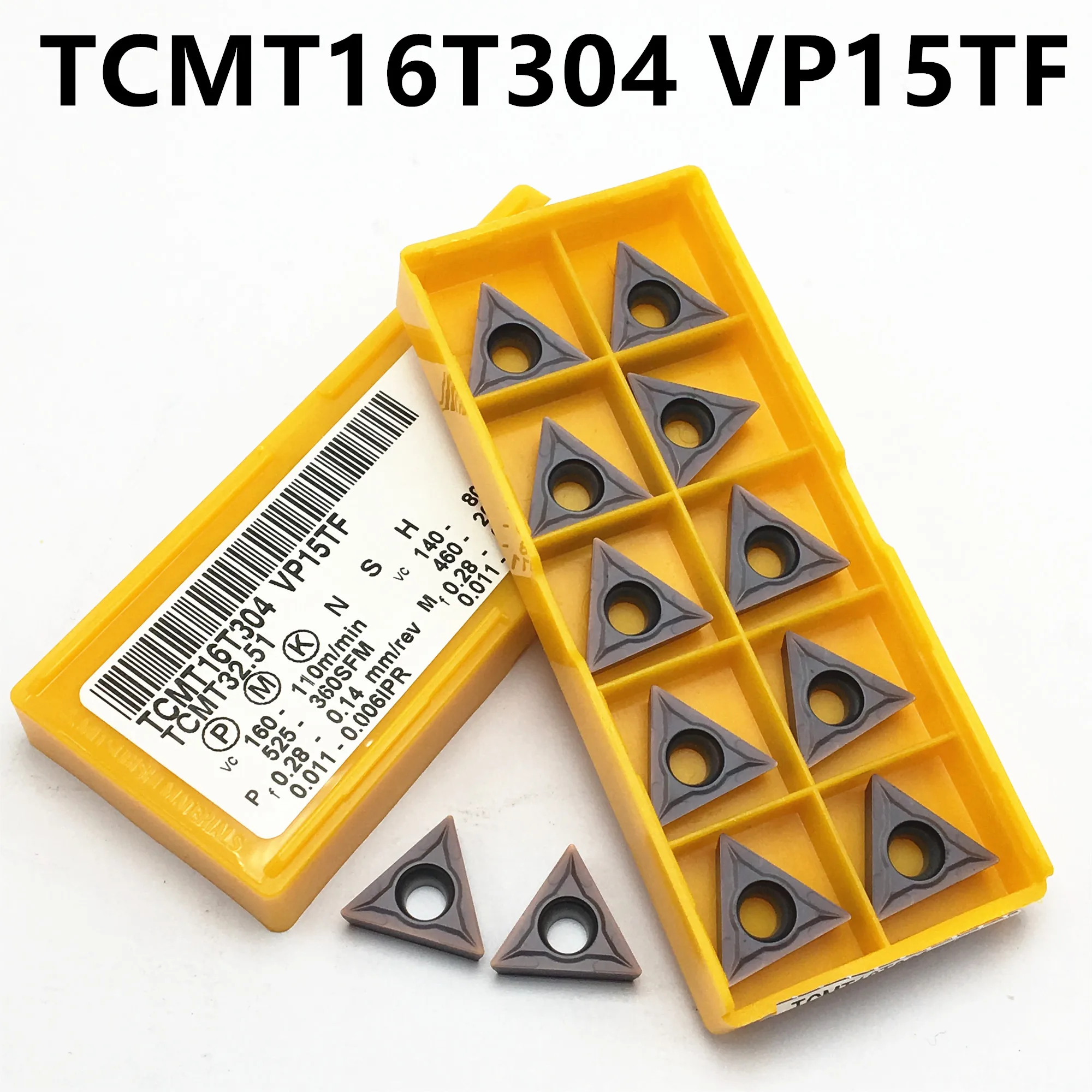 Carbide insert TCMT16T304 VP15TF internal turning tool high quality TCMT 160T304 lathe tool carbide milling cutter blade
Carbide insert TCMT16T304 VP15TF internal turning tool high quality TCMT 160T304 lathe tool carbide milling cutter blade