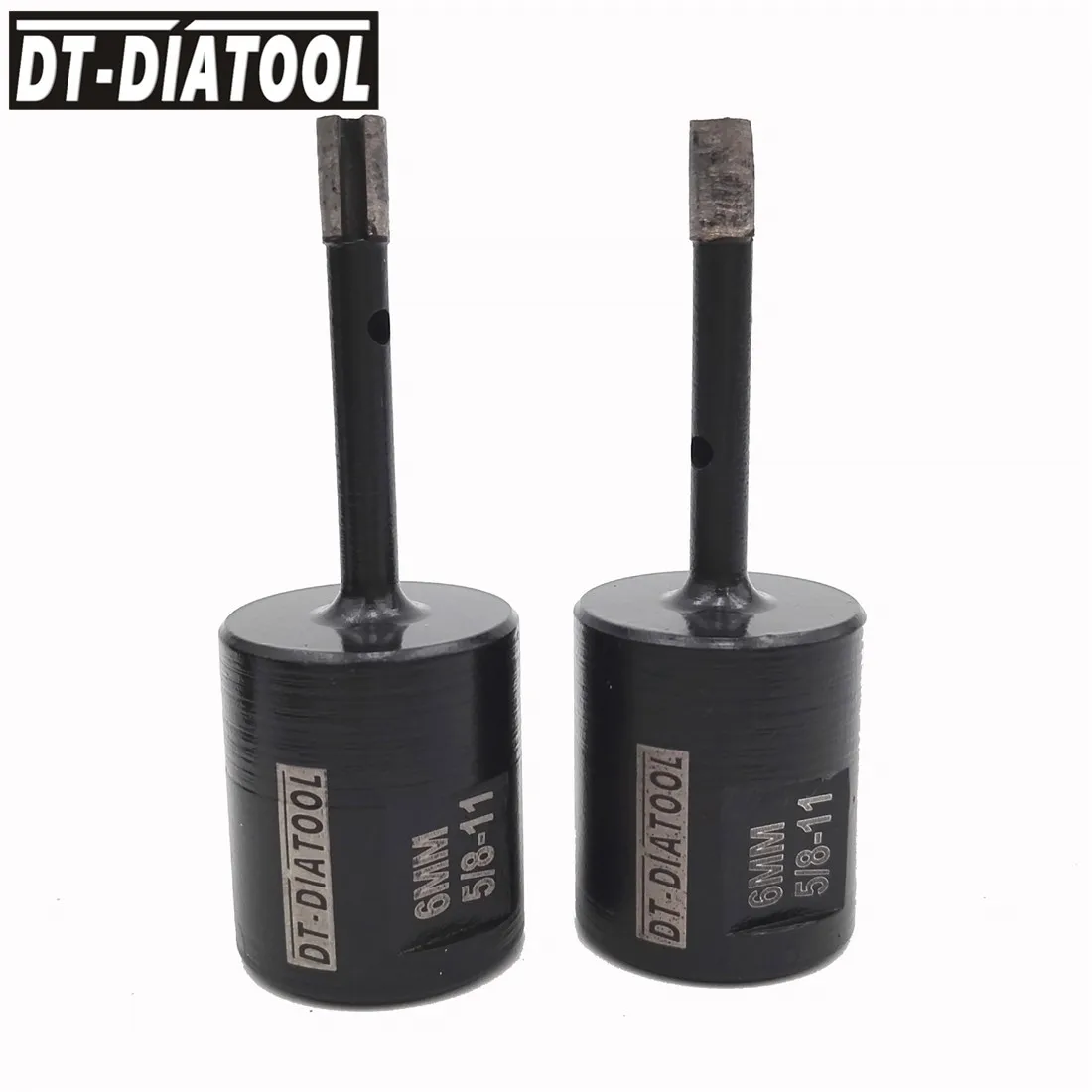 DT-DIATOOL 2pcs 5/8-11 Dia 6/8/10mm Welded Diamond Drilling Core Bits Wet Drill Bits For Drilling Marble Hard Granite Hole Saw
DT-DIATOOL 2pcs 5/8-11 Dia 6/8/10mm Welded Diamond Drilling Core Bits Wet Drill Bits For Drilling Marble Hard Granite Hole Saw