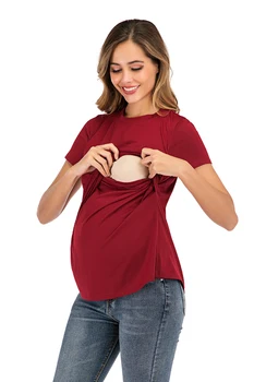 6088# Summer European Style Maternity Nursing T-shirt Breastfeeding T Shirt for Pregnant Women Pregnancy Breast Feeding Tees Top
6088# Summer European Style Maternity Nursing T-shirt Breastfeeding T Shirt for Pregnant Women Pregnancy Breast Feeding Tees Top