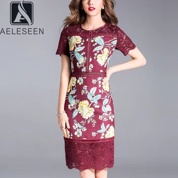 AELESEEN Runway Fashion Lace Dress Women's Spring Summer Dress Luxury Flower Print Wine Black Slim Bodycon Hollow Out Dress
AELESEEN Runway Fashion Lace Dress Women's Spring Summer Dress Luxury Flower Print Wine Black Slim Bodycon Hollow Out Dress