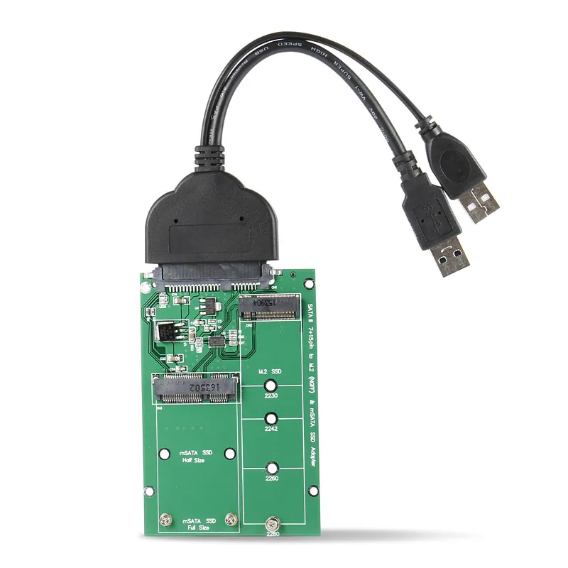 10pcs/lot Cablecc SATA 22pin 2.5" Hard Disk to USB 3.0 to 2 in 1 Combo Mini PCI- E 2 Lane M.2 NGFF & mSATA SSD Adapter Converter
10pcs/lot Cablecc SATA 22pin 2.5" Hard Disk to USB 3.0 to 2 in 1 Combo Mini PCI- E 2 Lane M.2 NGFF & mSATA SSD Adapter Converter