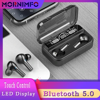 V5.0 Earphone Bluetooth Headset TWS 9D Stereo hifi Wireless Bluetooth earphone led Smart Display Touch Control Sports Headphones
V5.0 Earphone Bluetooth Headset TWS 9D Stereo hifi Wireless Bluetooth earphone led Smart Display Touch Control Sports Headphones