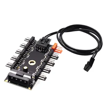 PWM CPU Cooling Fan Hub SATA Controller Power Supply Spliter Adapter Computer PWM Function Cooling Fan 10-port 12V 4 Pin 4PIN CE
PWM CPU Cooling Fan Hub SATA Controller Power Supply Spliter Adapter Computer PWM Function Cooling Fan 10-port 12V 4 Pin 4PIN CE