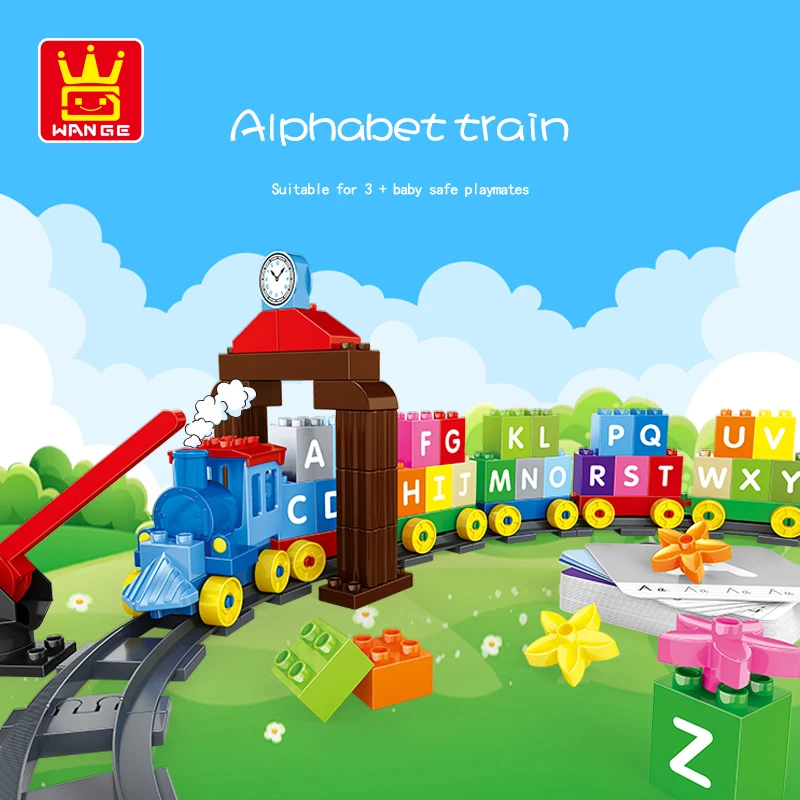 Big Size Blocks Digital Train alphabet Train Truck Educational Large Building Blocks Compatible Duploed Toys For Kids Gift
Big Size Blocks Digital Train alphabet Train Truck Educational Large Building Blocks Compatible Duploed Toys For Kids Gift