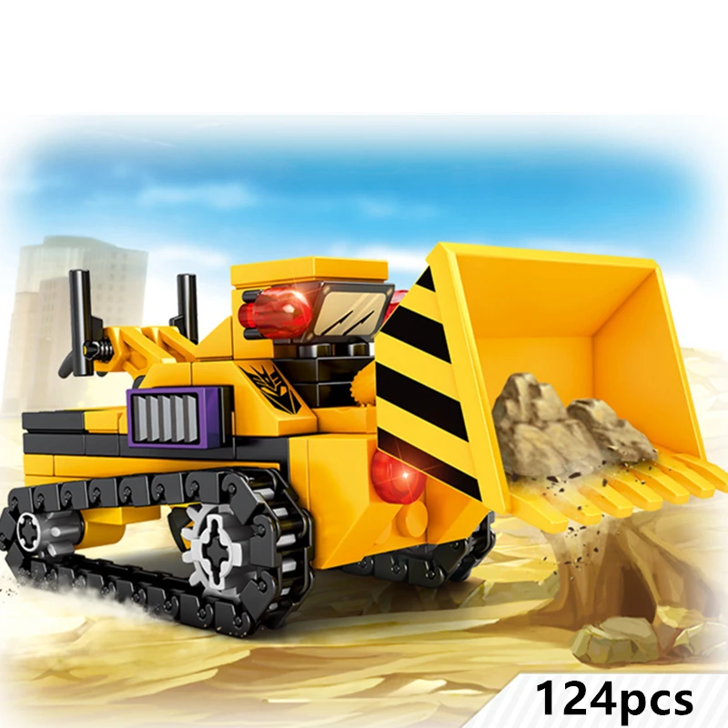 Идеи Tron Technic бульдозер инженерный экскаватор подъемный кран мини погрузчик