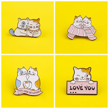 Hot Sale Zinc Alloy Badge Lovely Cat Pin Brooch Unisex Jewelry Gift Lapel Jacket Collar Coat Backpack Decorations Accessories
Hot Sale Zinc Alloy Badge Lovely Cat Pin Brooch Unisex Jewelry Gift Lapel Jacket Collar Coat Backpack Decorations Accessories