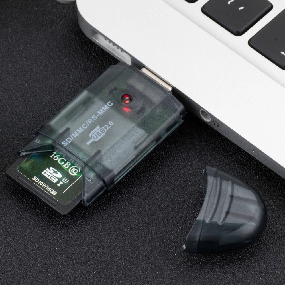 Высокое качество USB 2 0 SD кард-ридер Портативный для карты памяти Адаптер MMC SDHC