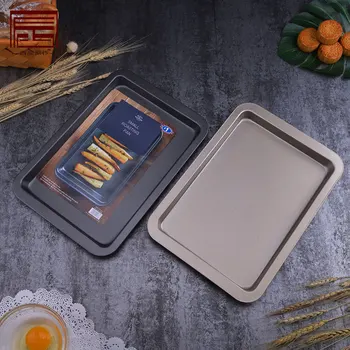 33 Cm Large Gold Rectangular Shallow Cooking Dish High Quality Non-stick Carbon Steel Bakery Cake Toast Bakeware Barbecue Plate
33 Cm Large Gold Rectangular Shallow Cooking Dish High Quality Non-stick Carbon Steel Bakery Cake Toast Bakeware Barbecue Plate