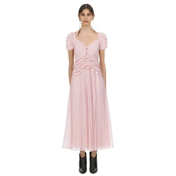 New arrival Runway high quality Self Portrait women puff sleeve dress Vintage elegant sexy luxury mesh cake dresses vestidos
New arrival Runway high quality Self Portrait women puff sleeve dress Vintage elegant sexy luxury mesh cake dresses vestidos