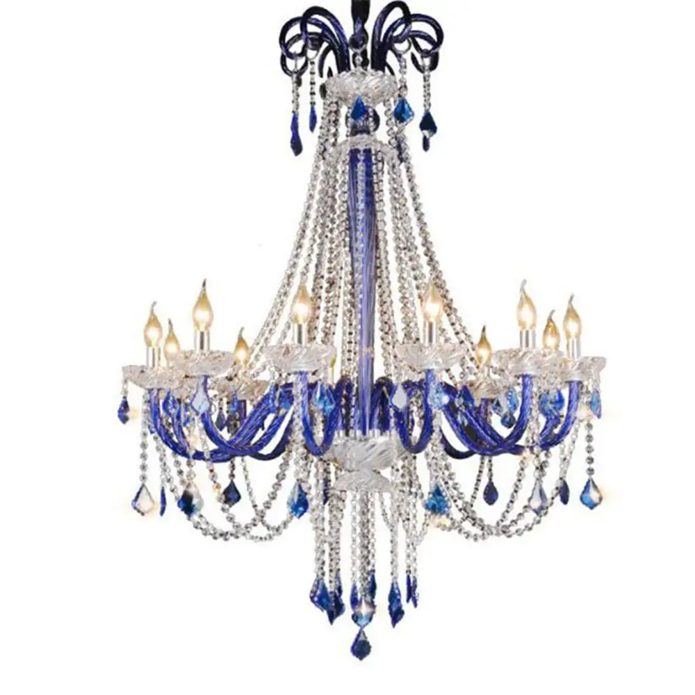 Nordic Luxury Blue Crystal LED Chandelier LOFT Villa Large Lustre LED Pendant Lamp for Living Room Hotel Hall Art Decor Lighting
Nordic Luxury Blue Crystal LED Chandelier LOFT Villa Large Lustre LED Pendant Lamp for Living Room Hotel Hall Art Decor Lighting