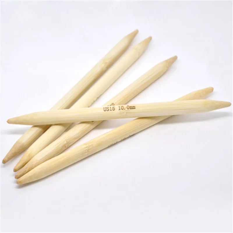 20cm Bamboo DP Knitting Needle Hand Sewing Crochet Hook Set Tool DIY Weaving Accessories For Yarn ( US Size 15/10.0mm ) 5PCs/Set
20cm Bamboo DP Knitting Needle Hand Sewing Crochet Hook Set Tool DIY Weaving Accessories For Yarn ( US Size 15/10.0mm ) 5PCs/Set