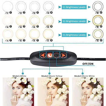 Aluminum Alloy USB Powered Makeup Phone Holder Universal Live Broadcast Selfie Ring Light Set Dimmable LED Tripod Stand Non Slip
Aluminum Alloy USB Powered Makeup Phone Holder Universal Live Broadcast Selfie Ring Light Set Dimmable LED Tripod Stand Non Slip