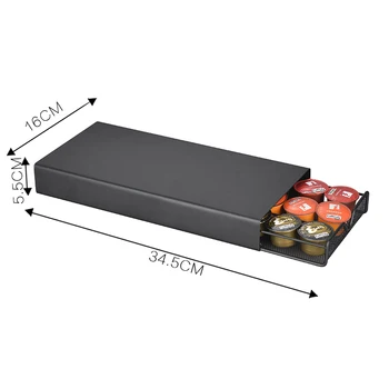 New Durable Coffee Stand Rack Drawers Capsule Organizer Coffee Capsule Holder Dolce Gusto/Lavazza/Nespresso Coffee Capsules Shel
New Durable Coffee Stand Rack Drawers Capsule Organizer Coffee Capsule Holder Dolce Gusto/Lavazza/Nespresso Coffee Capsules Shel