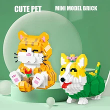 Miniature Building Blocks Cute Pet Puppy Kitten Corgi Siberian Husky DIY Mini Animal Model Bricks Children's Toy Christmas Gift
Miniature Building Blocks Cute Pet Puppy Kitten Corgi Siberian Husky DIY Mini Animal Model Bricks Children's Toy Christmas Gift