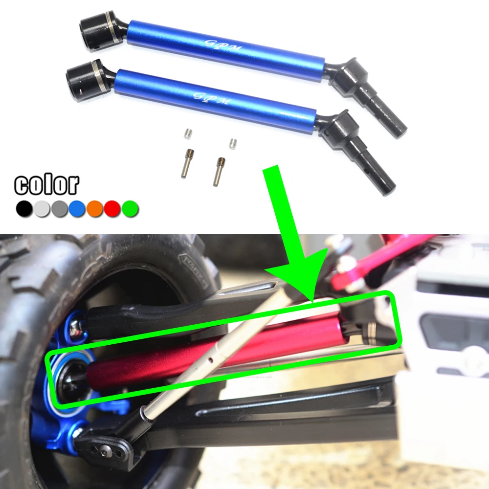GPM metal Aluminum alloy front and rear universal CVD universal joints 8650 for 1/10 E-REVO 2.0 86086-4 Monster Truck
GPM metal Aluminum alloy front and rear universal CVD universal joints 8650 for 1/10 E-REVO 2.0 86086-4 Monster Truck