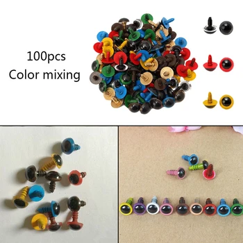 100pcs Colorful Plastic DIY Bear Toy Snap Safety Eyes For Animal Puppet Doll Puppy Handmade Craft Accessories
100pcs Colorful Plastic DIY Bear Toy Snap Safety Eyes For Animal Puppet Doll Puppy Handmade Craft Accessories