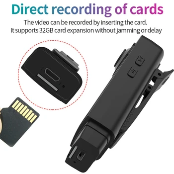 A18 Portable 1080P HD Mini Clip Camera Night Vision Micro DVR Camcorder Support Remote View TF Card Video Recording
A18 Portable 1080P HD Mini Clip Camera Night Vision Micro DVR Camcorder Support Remote View TF Card Video Recording