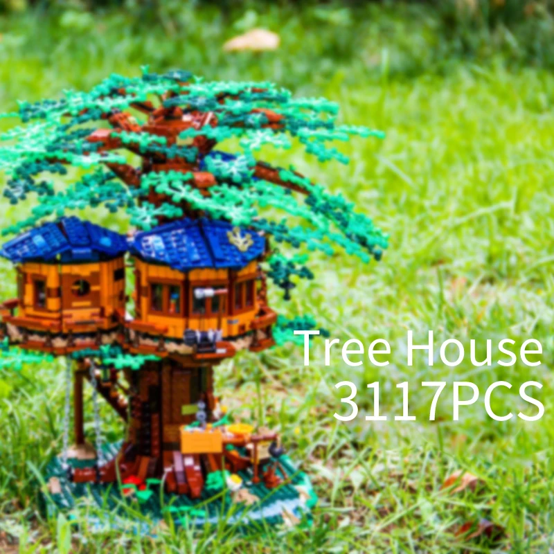 Creator Ideas Model 3117Pcs New Tree House Building Blocks Bricks compatible legoINGlys Educational 21318 Toys for children Gift
Creator Ideas Model 3117Pcs New Tree House Building Blocks Bricks compatible legoINGlys Educational 21318 Toys for children Gift